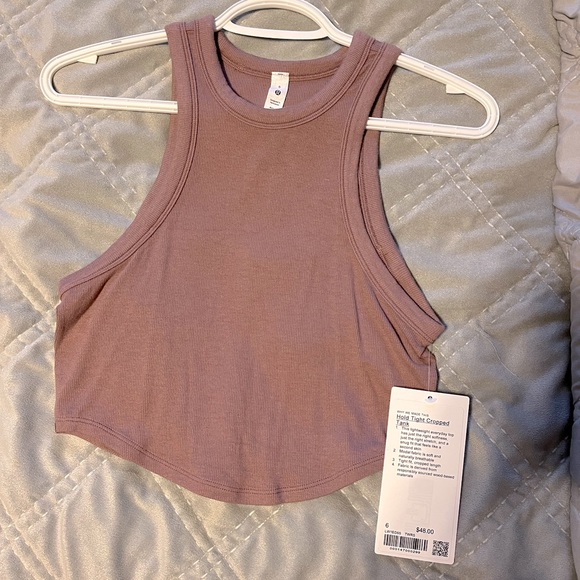 lululemon athletica Tops - Lululemon hold tight cropped tank